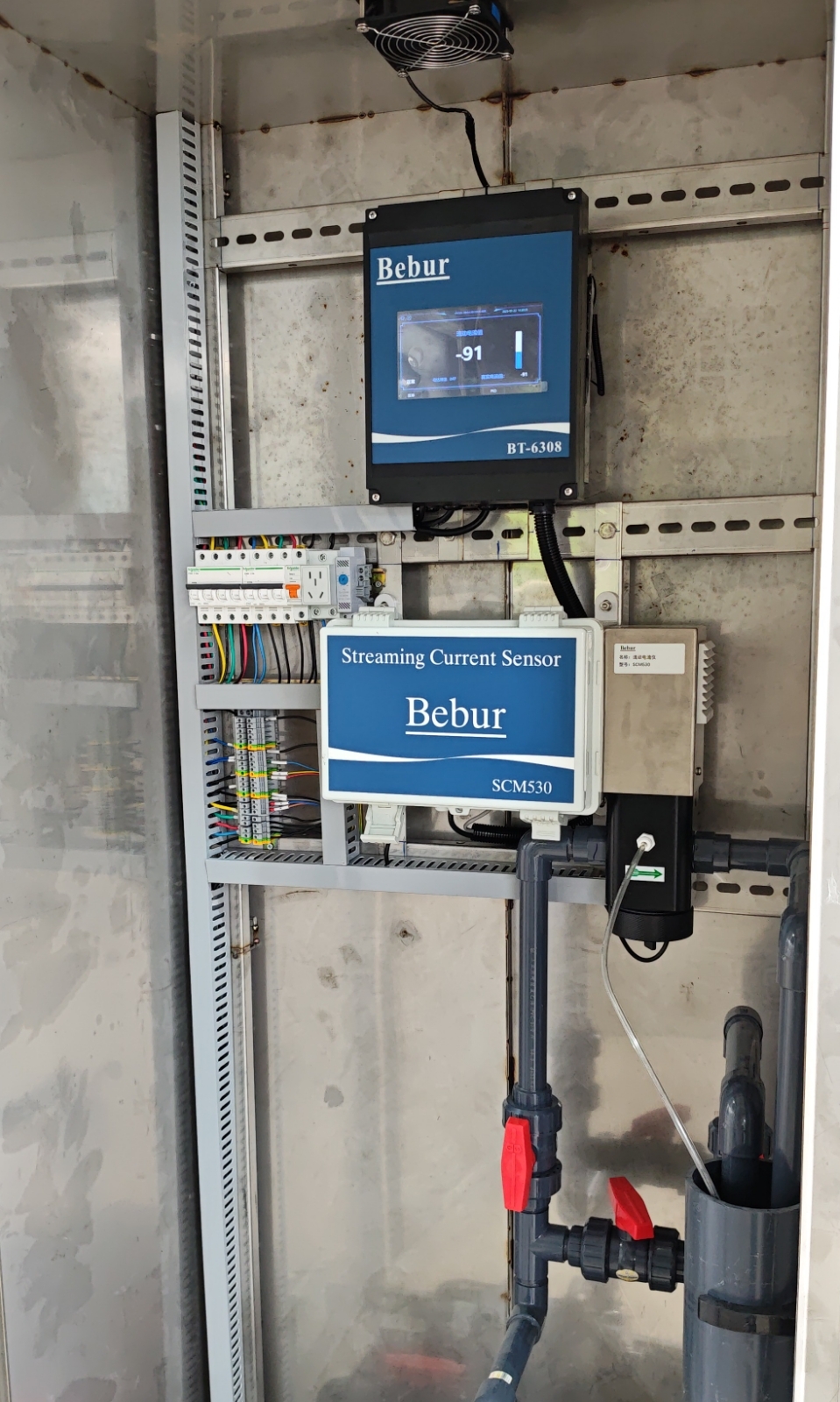 SCM530流動電流儀在眉山市某供排水廠的應用