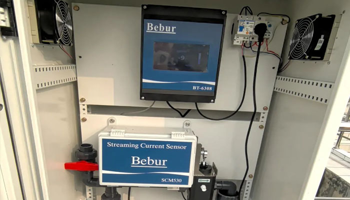 SCM530流動電流儀在四川某水廠的應用現場